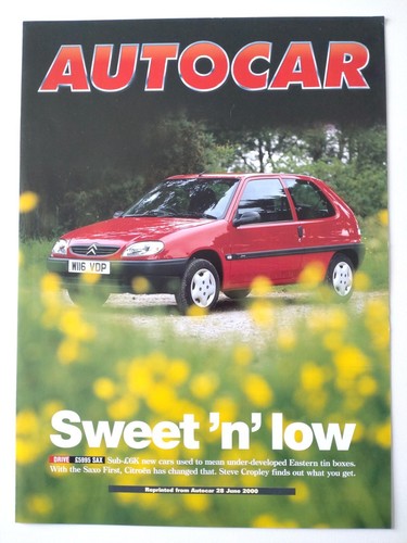 Autocar magazine citroen saxo - citroen,