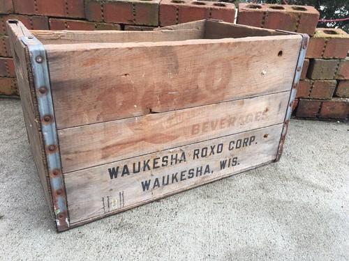 Vintage wooden soda - vintage,