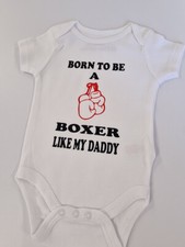 Boxing Baby Grow-Born To Be A