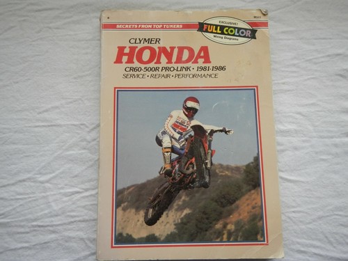 Clymer manual honda cr60 - manual,