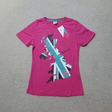 London 2012 Deadstock T-shirt Womens UK 12 Pink Crew Neck Olympics Casual NWT