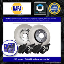 2x Vented Brake Discs and Pads