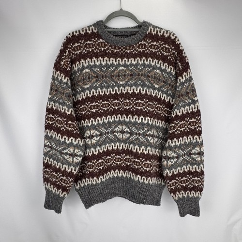 Vintage fair isle nordic gray - nordic,