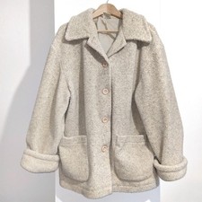 Vintage 80s 90s Beige Lined