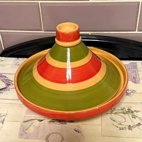 Ceramic tagine pot with lid - pot,