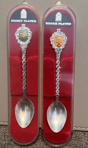 Souvenir tea spoons from - 2,