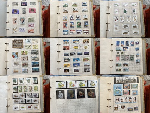 Stamp albums full - stamp, of