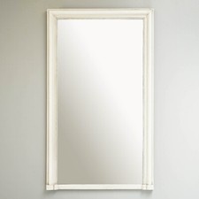 White Overmantel Mirror