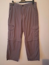 M&S Blue Harbour Men's Grey Stormwear Cargo Trousers - 36 Waist/31 Leg
