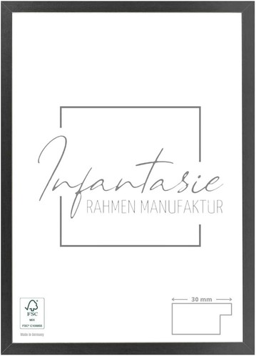 Picture frame black matt - picture,