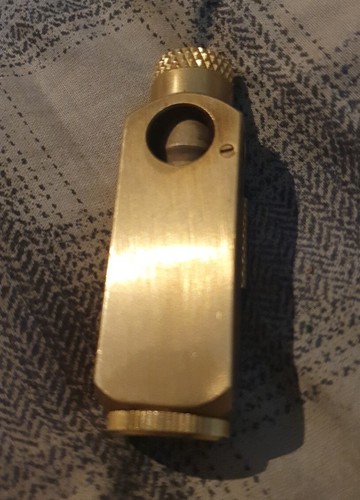 Petrol pipe lighter brass - pipe,