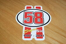 Marco Simoncelli Number 58
