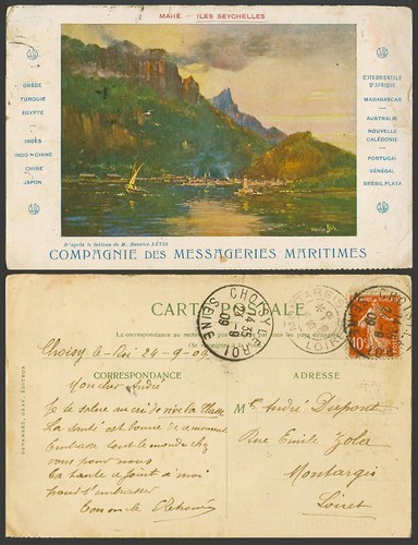 Seychelles 10c 1909 old - 10c,
