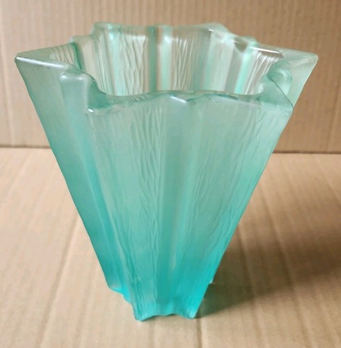 Vintage daum french - french, aqua