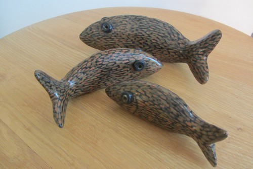 Family ceramic fish - family,