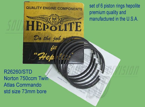R26260 std piston rings - r26260/std,