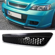 Vauxhall Astra G OPC 2 II Grille Kidney Honeycomb Grille Black Mat Chrome 97-07