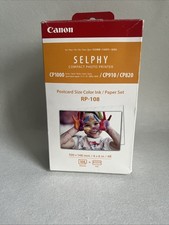 Canon RP-108 Colour Ink & Photo Paper for  Selphy CP910 CP820 CP1000 CP1200