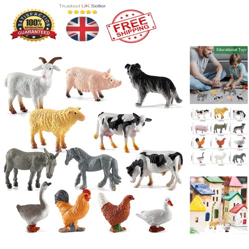 Realistic 12pcs mini farm - realistic,