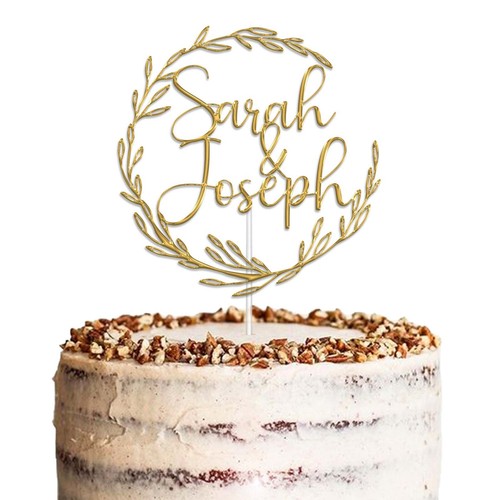 Personalised wedding cake - personalised,