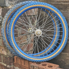 Whitefield Survivor Old School BMX Survivor Wheels with Tyres Pair Front & Rear