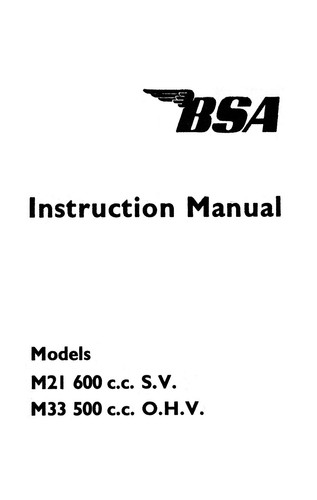 1956 bsa m21 m33 - (0312),