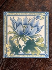 Vintage Tile. Good Condition With Flowers