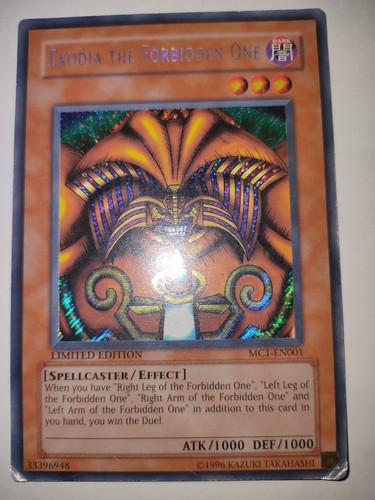 Exodia the forbidden - exodia, one