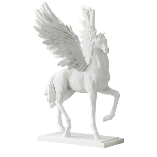 Winged horse sculpture - winged,