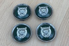**GENUINE JAGUAR** WHEEL BADGE SET GREEN FITS XF XE F-TYPE XJ XK X-TYPE #8349