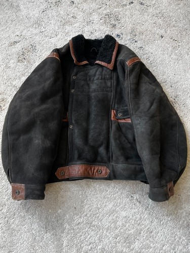 Vintage shearling suede - shearling,