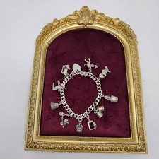 Vintage Silver Charm Bracelet