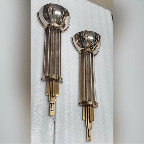 Pair skyscraper art - skyscraper, deco