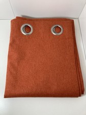 Dunelm Orange Eyelet Curtains