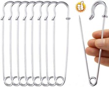 1-20 Pcs Extra Large Safety Pins 10 * 2cm Giant Safety Pin Heavy Duty Big