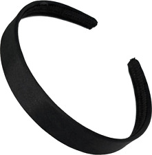 Black Satin Alice Band