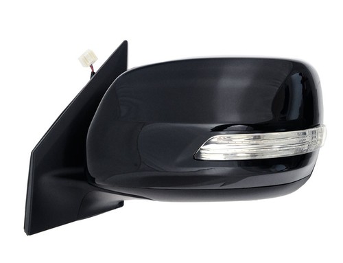 Door wing mirror - mirror, black