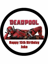 Deadpool Edible Cake Toppers