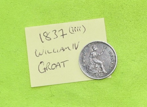 1837 four pence groat - pence, 4p