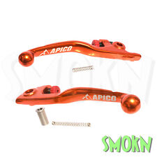 KTM Brake & Clutch Levers fit SXF 250 350 450 500 EXC-F 14-26 Apico Elite Orange