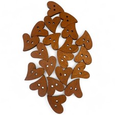 20MM Heart Shaped Wooden