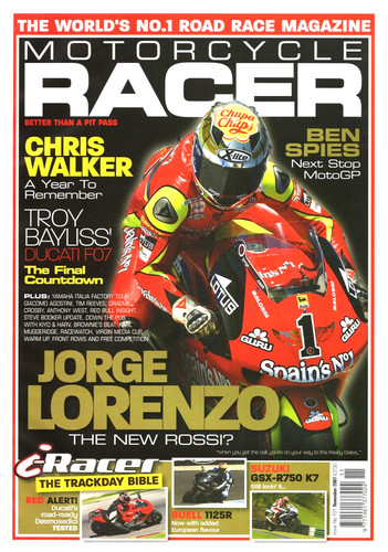 Motorcycle racer magazine - racer,