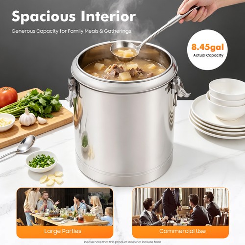 Stainless steel ice bucket - steel,