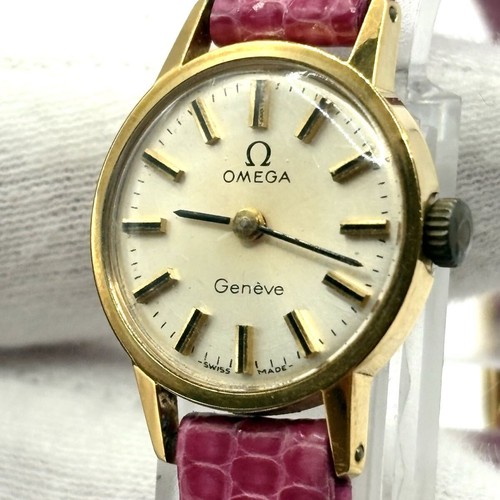 Omega geneve hand - hand, gold