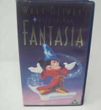 Walt Disney - Fantasia - VHS PAL Video Tape - Blue Embossed Case - quick post