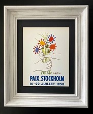 PABLO PICASSO |Vintage 1964 Signed | Mounted 11x14 Offset Lithograph ONLY 1 LEFT