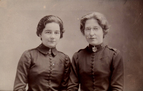 Salvation army two ladies - two, in