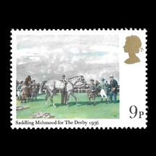 GB 1979 : QEII 9p. Horseracing