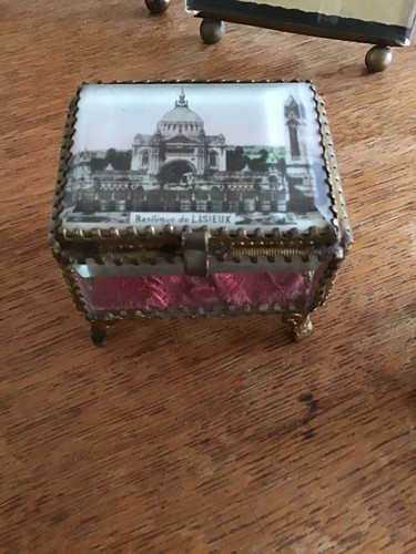 Vintage french metal and - vintage, glass