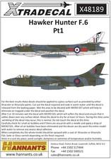 Xtradecal x48189 hawker - xtradecal, 1:48